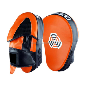 OEM Boxing <b>Focus</b> Mitts Custom Leather Punch <b>Pads</b> Professional MMA Training <b>Focus</b> <b>Pads</b> Supplier - Product Image 1