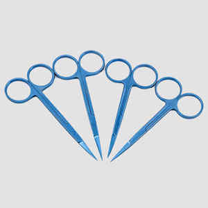 Tijeras de IRIS rectas de alta calidad, tijeras de IRIS curvas quirúrgicas con la mejor calidad, tijeras de IRIS de cirugía General profesional - Product Image 1