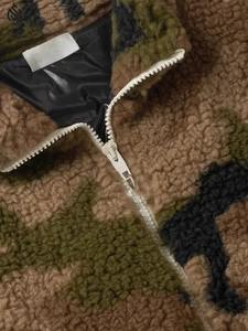 Veste Sherpa moderne design personnalisé vente en gros veste polaire zippée veste d'hiver personnalisé Sherpa polaire vente en gros - Product Image 5