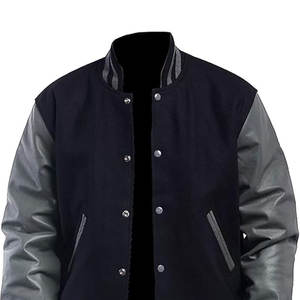 Chaquetas Universitarias Personalizadas con Logotipo para Hombre, Chaqueta de Béisbol Informal de Manga Larga a la Moda, Bordada y Revestida - Product Image 4