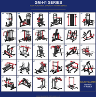 Máquina de Press Comercial para Pecho/Brazos/Hombros/Espalda/Core/Piernas/Cadera, Vertical, con Placa de Diamante, Tubo Cuadrado de Acero de 2.5mm, para Gimnasio