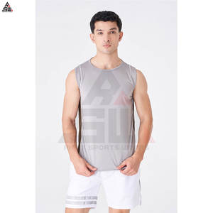 บริการ OEM เสื้อกล้ามผู้ชายคุณภาพสูงสำหรับฤดูร้อน ผลิตจากผ้าฝ้าย/ใยไผ่ ถักทออย่างดี ระบายอากาศได้ดี สวมใส่สบาย คอกลม ไซส์ใหญ่พิเศษ น้ำหนัก 220 กรัม ปรับแต่งได้ - Product Image 5