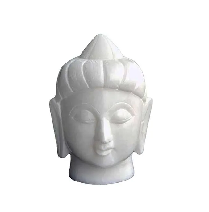 Высококачественная Античная Высокая Сидящая ручная резная медитирующая статуя Будды белая мраморная скульптура для украшения дома