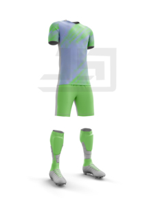 Conjunto de Camiseta y Pantalones Cortos de Fútbol Ligeros Personalizados, 100% Poliéster, Impresión por Transferencia de Calor, Unisex, Tallas para Adultos - Product Image 2