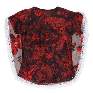 Girls <b>Half</b> <b>Sleeve</b> Printed <b>T</b>-<b>Shirt</b> - Black - Product Image 2