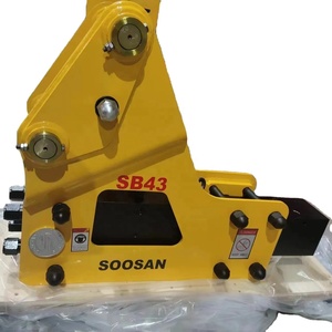 Martillo hidráulico de roca de hormigón de tipo lateral SB 43 para excavadoras con 6-9 toneladas y también retroexcavadoras para demolición - Product Image 1