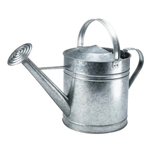 Métal Forme Ronde En Acier Inoxydable Jardin Arrosage Fleur Plante Avec Poignée Jardin Bidon D'eau - Product Image 1