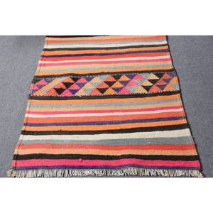 Classique Ethnique 2,9X11 ft Beige Laine Tapis À La Main Turc Buffet Tapis avec Support En Latex Patchwork Motif Rectangle Style - Product Image 4