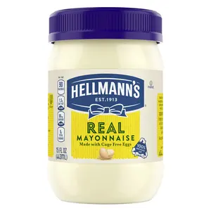 Hellmann's Real Mayonnaise Condiment Real Mayo Sem Glúten, Feito com 100% ovos sem gaiola 30 oz