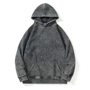 Meilleure vente en gros de vêtements légers pour hommes Sweatshirts à capuche OEM Custom Made Top Quality Cotton Acid Wash sweat à capuche pour hommes - Product Image 4