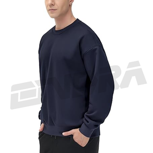 Sudadera de Forro Polar para Hombre, Cuello Redondo, Cálida para Invierno, Suave y Elegante, Perfecta para el Gimnasio, Uso Diario, Estilo Urbano, Corte Regular, Diseño que Ofrece Comodidad - Product Image 3
