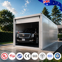 Garage pliable durable pour le stockage de véhicules résidentiels et d'équipements extérieurs