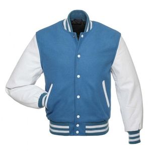 Nouveau design Letterman Baseball Varsity veste d'hiver vêtements d'extérieur en gros blanc College Varsity vestes - Product Image 5