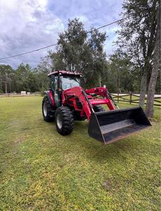 Tractor cargador Mahindra 6075 Pts de alto rendimiento, 75hp, 4x4, motor diésel turboalimentado de 4 tiempos, transmisión de 2 velocidades, en venta. - Product Image 2