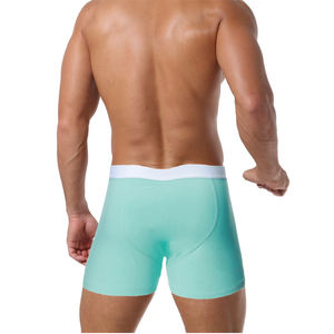 Factory Manufacturer Trendy Wholesale Custom Breathable Seamless Men's Boxers Polyester <b>Stretch</b> Comfortable Men's Underwear - Product Image 3