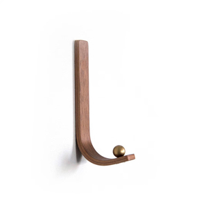 Hot Sale <b>Wood</b> and Metal Wall Decorative Clothes Hanger <b>Wood</b> Coat Hooks for Room and Handmade Use for Hot Sale - Product Image 6