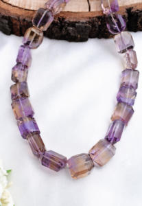 Cuentas de Piedras Preciosas de Ametrina Natural Facetadas para la Elaboración de Joyería Fina - Product Image 2