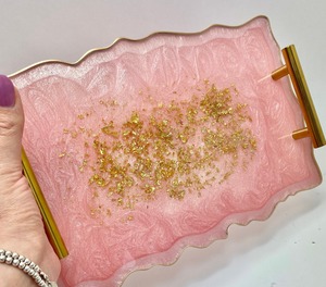 Plateau de service en résine économique, durable et décoratif pour la cuisine et la salle à manger, modèle artisanal personnalisable par M/S SHAAD HANDICRAFTS - Product Image 2