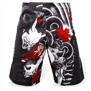 Shorts de MMA personnalisés entièrement sublimés, légers, extensibles, à séchage rapide, pour la boxe, le grappling, l'entraînement, lavés - Product Image 5