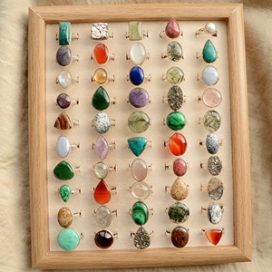 Vente en gros de bagues fines en argent sterling 925 fabriquées à la main avec cabochon de pierres précieuses naturelles - Product Image 3