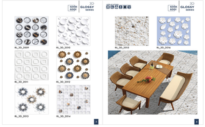 Azulejo de piso de porcelana 3D de diseño Premium pulido esmaltado con superficie brillante Fábrica al por mayor 600x600MM Azulejos de cerámica - Product Image 5