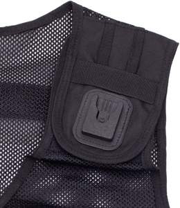 Gilet de sécurité avec dos en maille et fermeture à glissière OEM pour les équipes de patrouille de nuit et de construction - Product Image 4