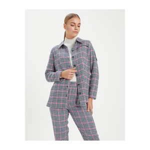 Women's Flannel Checked Shirt From Turkey - Product Image 3