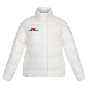 Chaquetas acolchadas para mujer, Logo personalizado y diseño de tela de alta calidad, precios completos, longitud de cintura cálida, relleno de fibra gruesa - Product Image 1