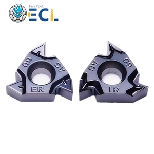 ECL alta calidad AG60 A55 modelo hoja de rosca NC herramienta de torno HRC55 hoja de alambre interna de coche roscado PVD herramienta de recubrimiento insertos 16ER - Product Image 2