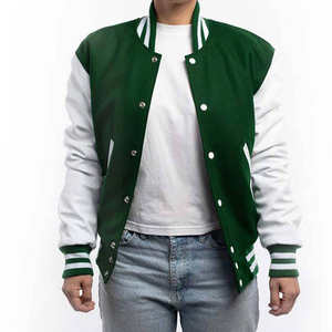 Chaqueta Universitaria Personalizada para Hombre, Diseño Nuevo, Chaqueta Bomber de Béisbol, Chaqueta Universitaria Elegante para Hombre al por Mayor - Product Image 5