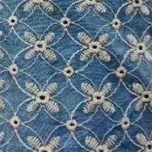 Broderie en denim chambray 100% coton tissé avec fonction extensible 140 ~ 160gsm 58 '/60' pour une utilisation en extérieur pour garçons et filles - Product Image 1