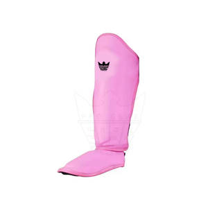 Espinilleras de MMA de Cuero con Diseño Personalizado - Protección Profesional, Logotipo Personalizado, Ligeras y Ajustables |   Venta al por Mayor - Product Image 4