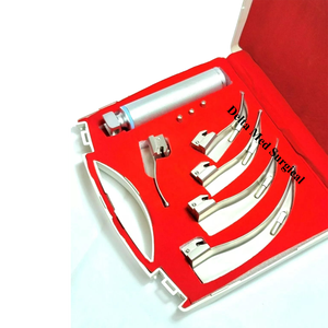 Juego de 4 cuchillas y un mango, laringoscopio, intubación MACINTOSH, equipo de anestesia EMT - Product Image 5