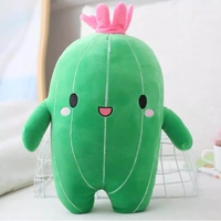 Mon magasin : Peluche Cactus Mignonne de 30 cm en Coton PP pour Décoration ou Collection, à partir de 14 ans, Unisexe