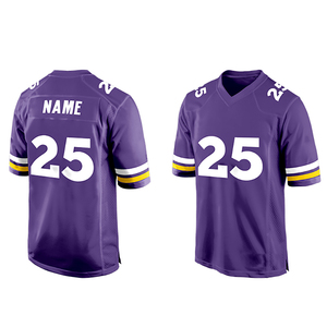 Maillot de football américain nouvelle conception OEM maillots de football blancs sublimés personnalisés vente en gros de maillots de football - Product Image 4