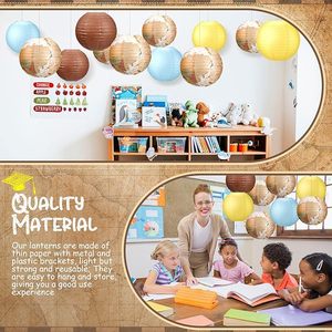 Du Lịch Bản đồ Trung Quốc Đèn Lồng Giấy phiêu lưu đang chờ 10 inch treo Đèn Lồng Giấy nhiều màu bản đồ du lịch theo chủ đề đèn lồng - Product Image 5