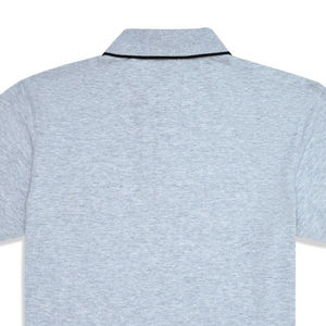 Piqué gris liso de algodón 100% personalizable para Polo Jersey Tela de patrón sólido de gama alta ecológica de gama alta para Polo - Product Image 5