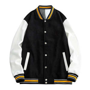 Chaqueta universitaria de algodón para hombre, corte clásico, material suave, OEM, ODM, directo de fábrica, personalizado, moda universitaria, prendas de vestir exteriores - Product Image 2