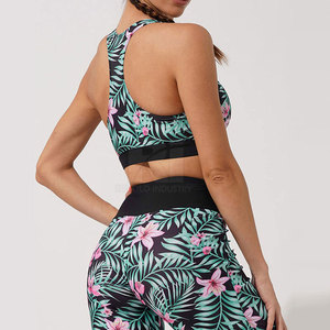 Servicio OEM Ropa profesional Tallas grandes Mujeres Sublimación Yoga Set Transpirable Secado rápido Mujeres Sublimación Yoga Set - Product Image 4