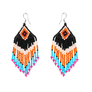 Pendientes Boho Hechos a Mano con Baño de Oro y Cuentas - Joyería de Moda para Regalo de Boda o Compromiso - Product Image 4