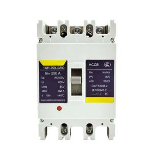 REFINE-ELE RFM1EL-250 3P + N 400V điện áp thấp công nghiệp thông minh rò rỉ ngắt mạch 50kA nhựa MCCB bảng điều khiển/Din Rail - Product Image 4