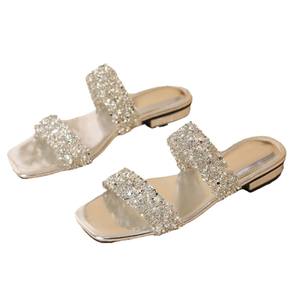 Flat <b>Velcro</b> Beach Sandals Adjustable Quick-Dry Non Slip Women's Summer Slides for Seaside and Pool Easy On Off Design <b>Shoes</b> - Product Image 5