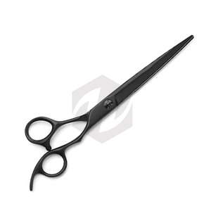 Kit de ciseaux à effiler de qualité supérieure pour barbier, entièrement recouvert de couleur noire, ensemble de ciseaux à cheveux avec étui à fermeture éclair, professionnel - Product Image 3