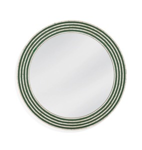 Espejo de Vidrio Hecho a Mano con Incrustaciones de Hueso Negro y Marfil, Diseño Industrial para Decoración de Hogar de Lujo, Sala de Estar, Bodas - Product Image 4