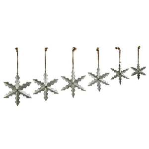 Décoration de maison métal ornements suspendus de Noël argent arbre de Noël suspendus accessoires de décoration pour la maison x mas nouvel an fête - Product Image 6