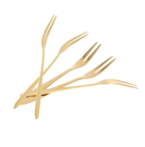 Tenedor de postre artesanal de cubiertos de latón más vendido con acero espejado Tenedor más buscado para la mejor calidad - Product Image 5