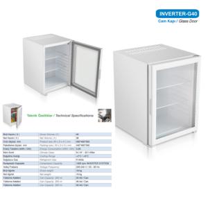 Minibar de Lujo para Habitaciones de Hotel, Refrigerador con Compresor Inverter, Funcionamiento Silencioso, Enfriamiento Eficiente Energéticamente, Rango de Temperatura de 2-8 °C, Mabelia - Product Image 6