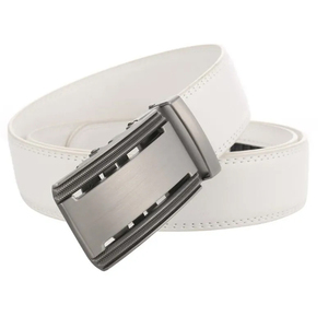 Ceinture en cuir véritable en peau de vache personnalisable avec alliage de conception rotative de luxe pour tenue décontractée de bureau à boucle de différentes tailles - Product Image 4