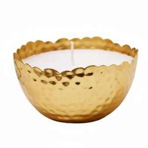 Portavelas de metal dorado martillado al por mayor, diseño fabuloso, portavelas decorativo para decoración del hogar y uso festivo al mejor precio - Product Image 1