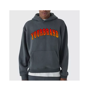 Custom Logo <b>Men's</b> Hoodies Drop Shoulder Wholesale <b>Oversized</b> Pullover Heavyweight Sweatshirt Streetwear <b>Hoodie</b> <b>for</b> <b>Men</b> 2025 - Product Image 1